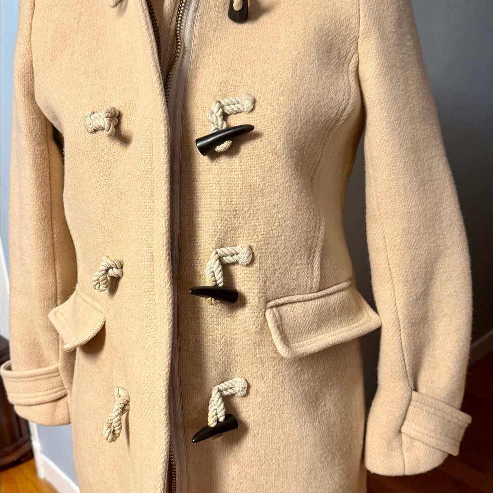 J. Crew Women's Cream Pea Coat